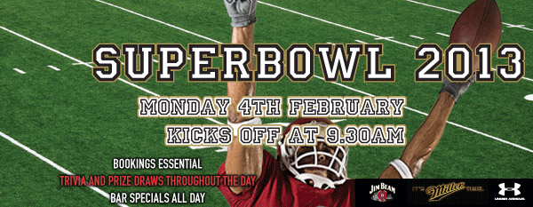 Superbowl Party Melbourne 2013