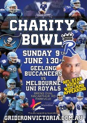 Charity Bowl supporting beyondblue featuring NFL running back Ricky Williams