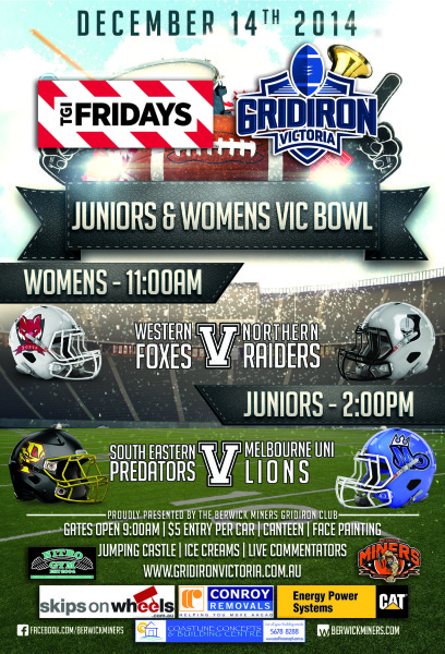 2014 TGI Friday's Junior & Women's Vic Bowl