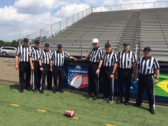 2015 IFAF SWC Bronze Medal crew featuring Victoria's own David Sinclair