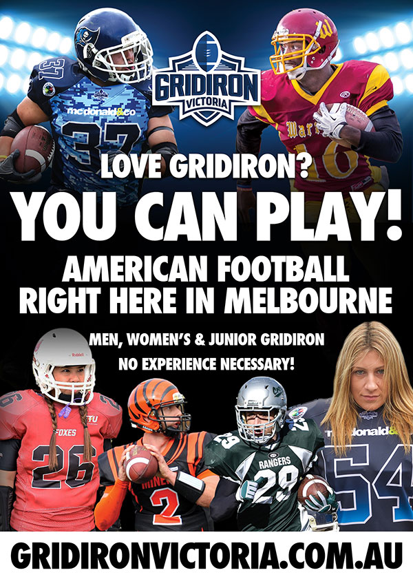 Play American Football in Victoria